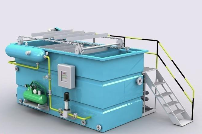 氣浮機選型，溶氣氣浮機，溶氣氣浮機定制-樂中環(huán)保